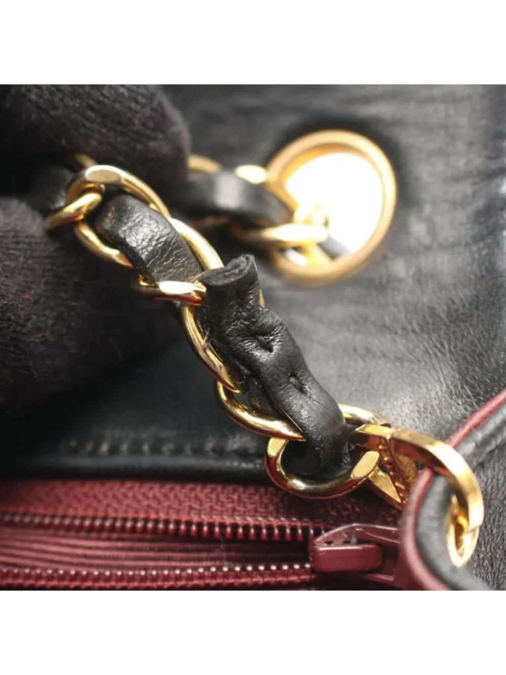 Chanel Shoulder Bag Mini Quilted 20 Black Lambskin Mini Chain